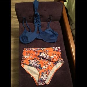 Two Piece Swimsuit Sz M